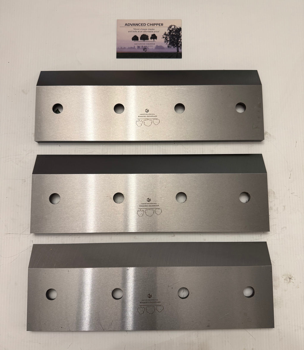 Chipper blades to fit Lindana TP200 machine (BRAND NEW SET OF 3)