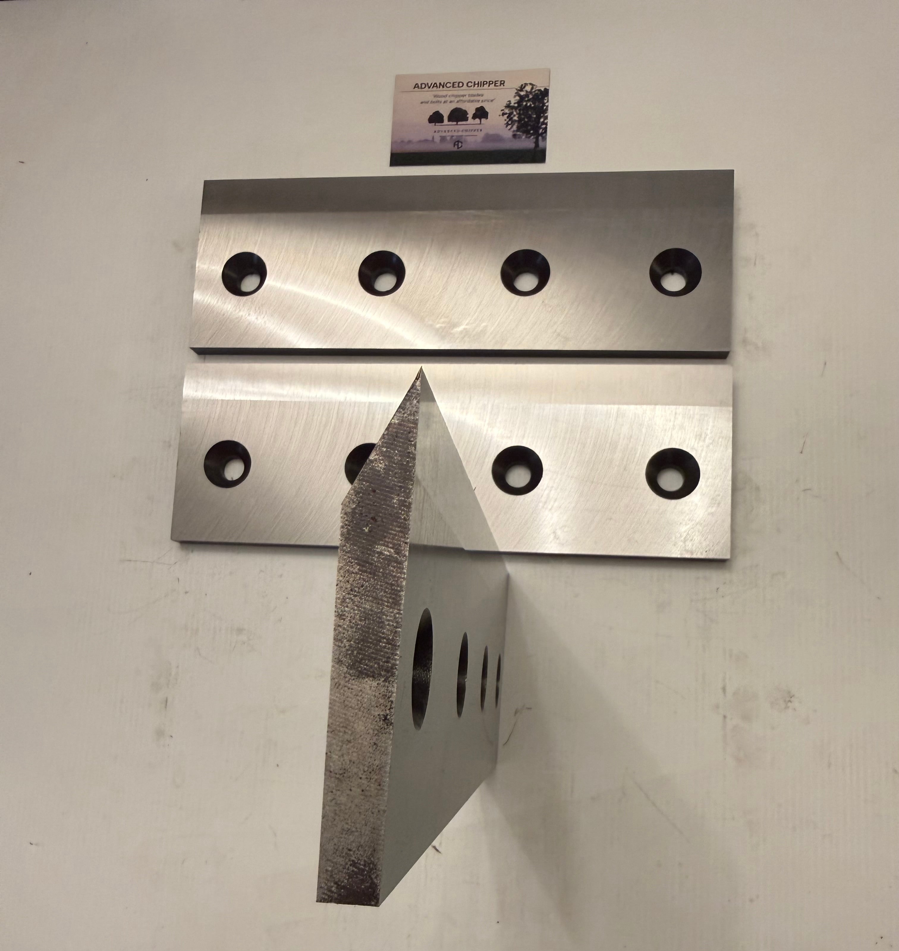 Chipper blades to fit Lindana TP200 machine (BRAND NEW SET OF 3)