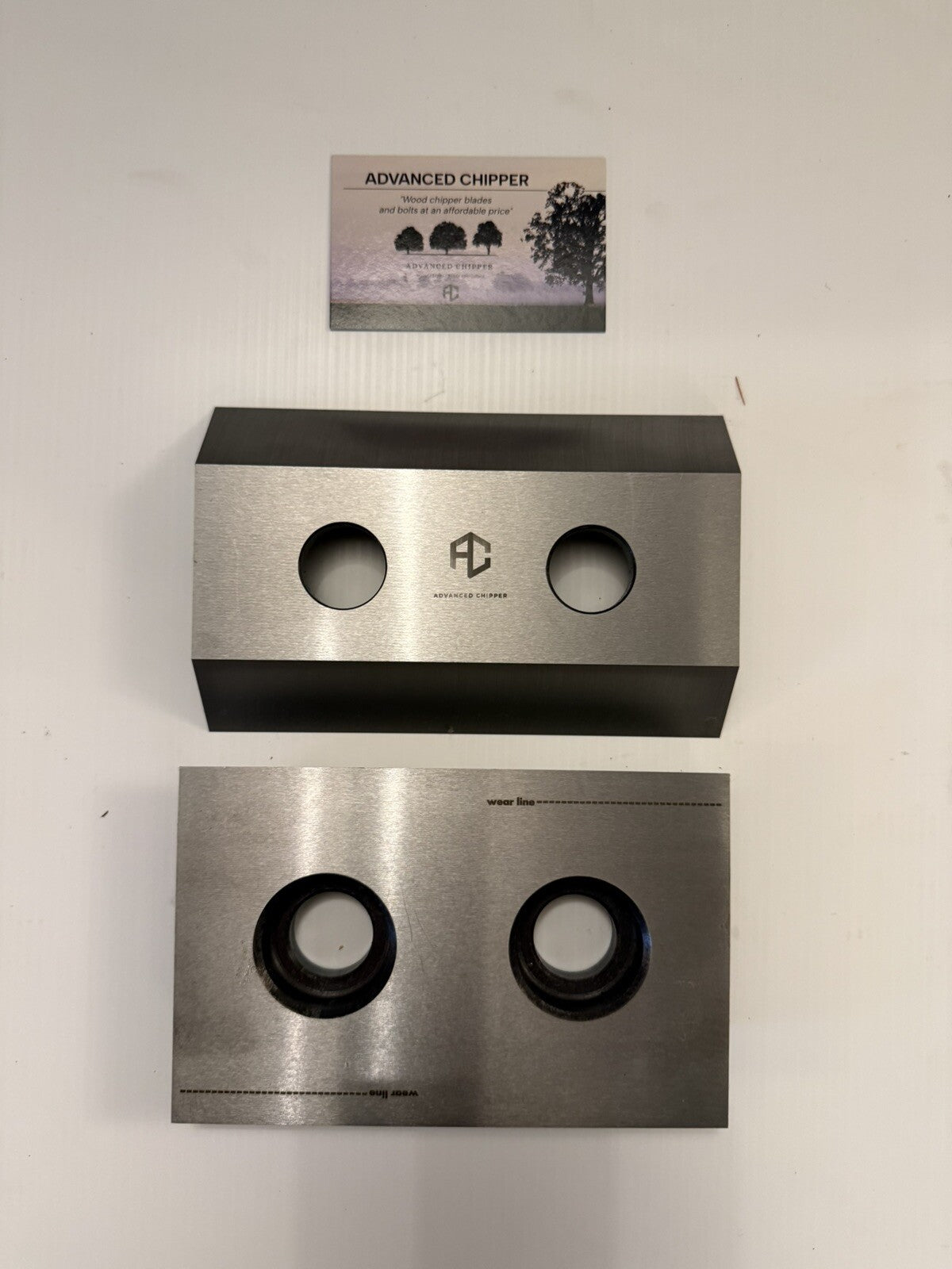 Chipper blades to fit Timberwolf 280 machine (BRAND NEW SET)