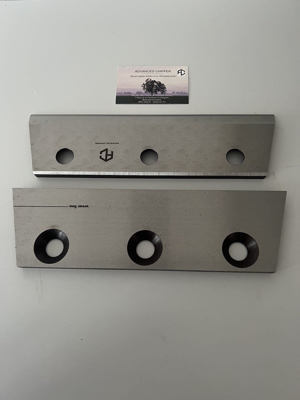 Chipper blades to fit Forst TR8/ST8/XR8/PT8 machines (BRAND NEW SET)
