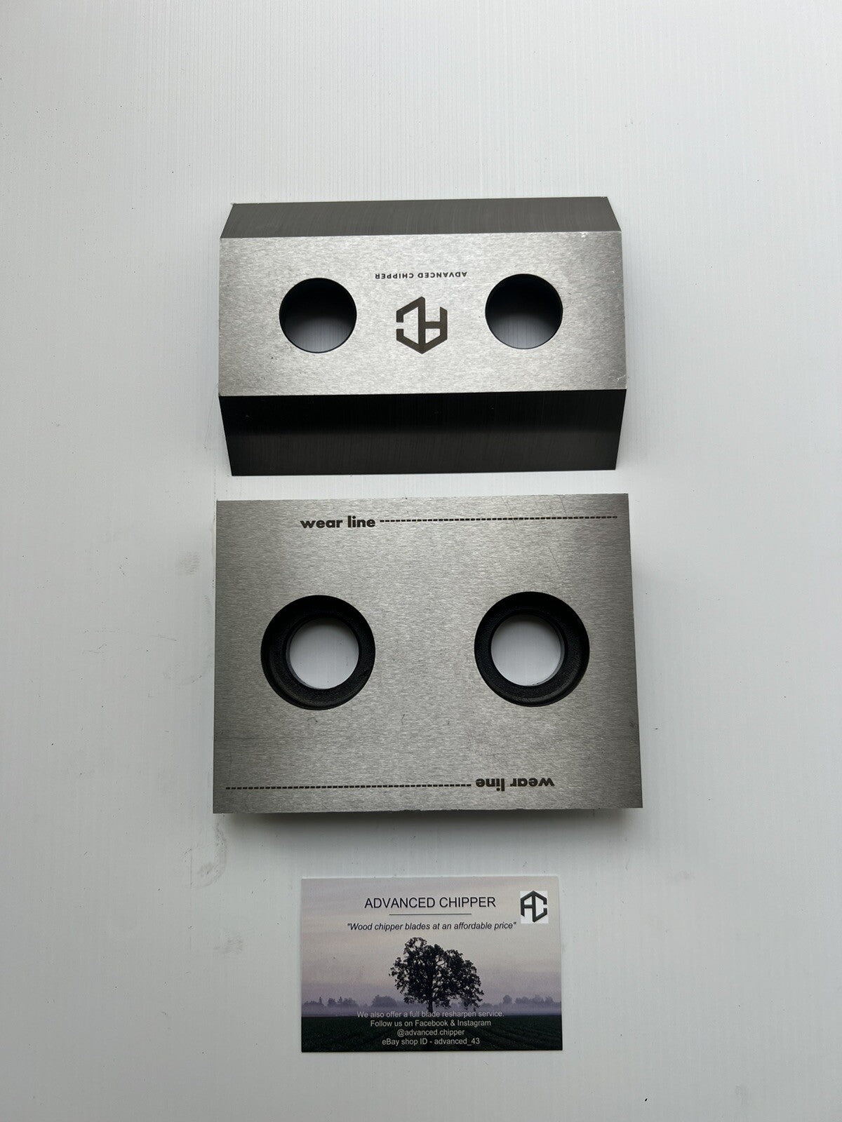 Chipper blades to fit Timberwolf 190 machine (BRAND NEW SET)