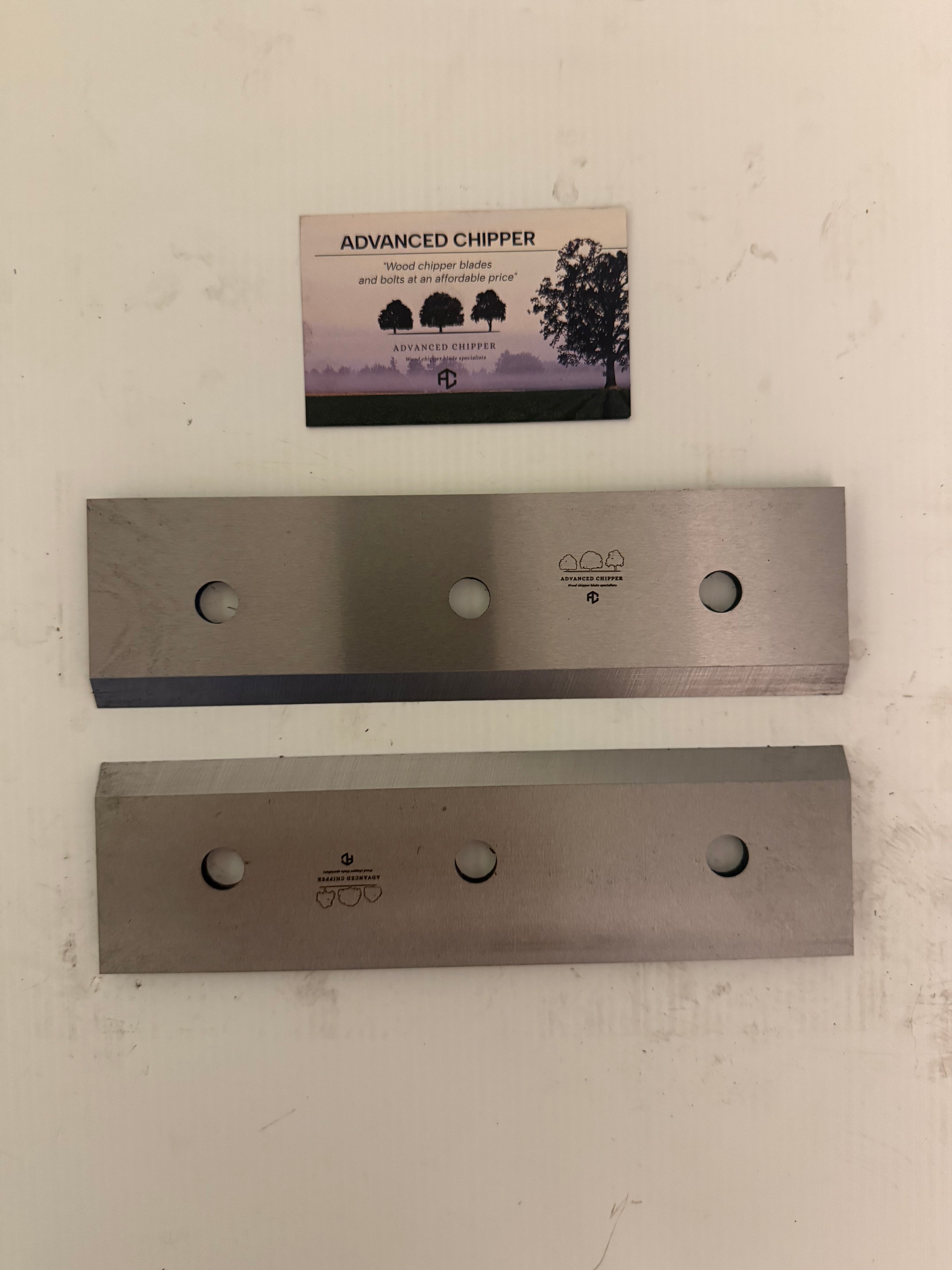 Chipper blades to fit GTM GTS900 machine (BRAND NEW SET)