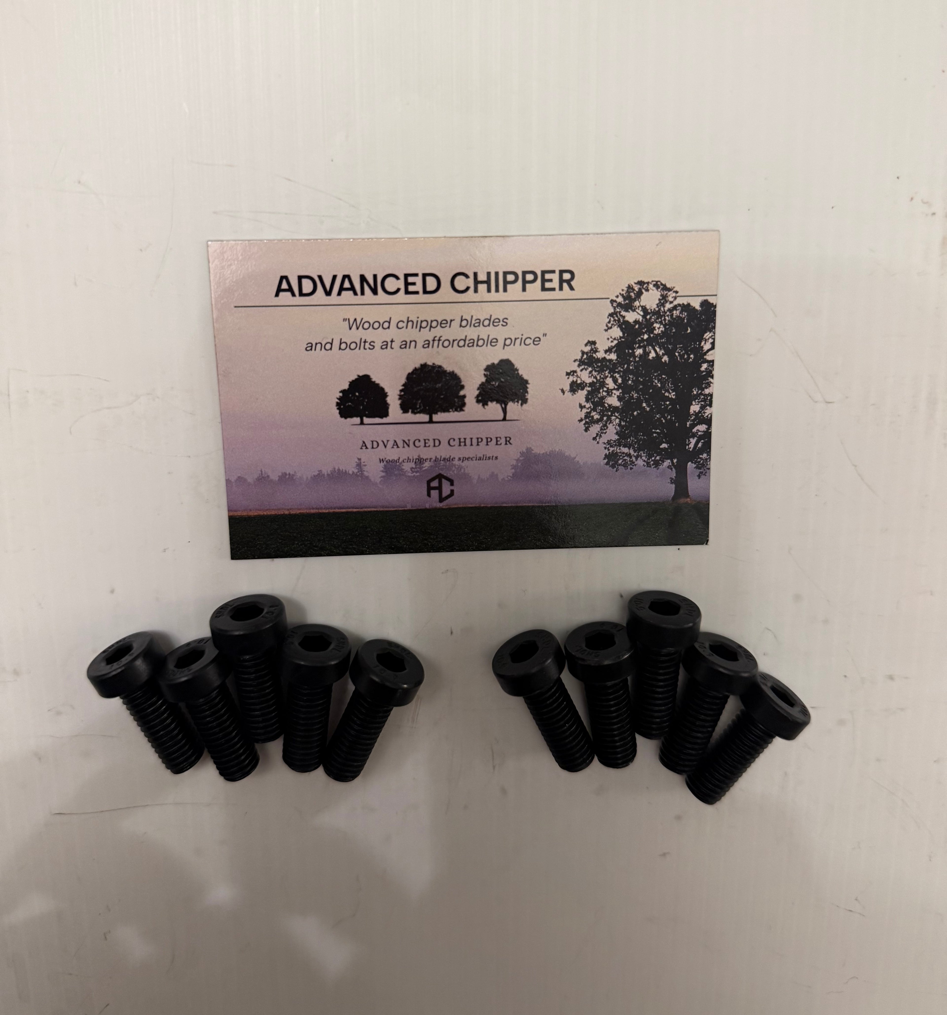 Chipper Bolt Pack to fit Timberwolf 18/100 & 13/75 machines (10 Fitting Bolts)