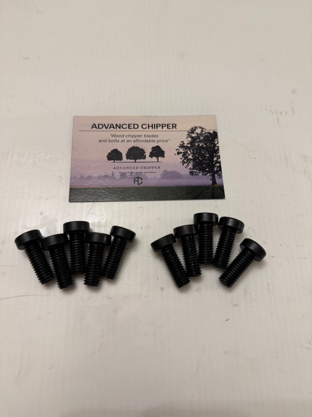 Chipper Bolt Pack to fit Timberwolf 18/100 & 13/75 machines (10 Fitting Bolts)