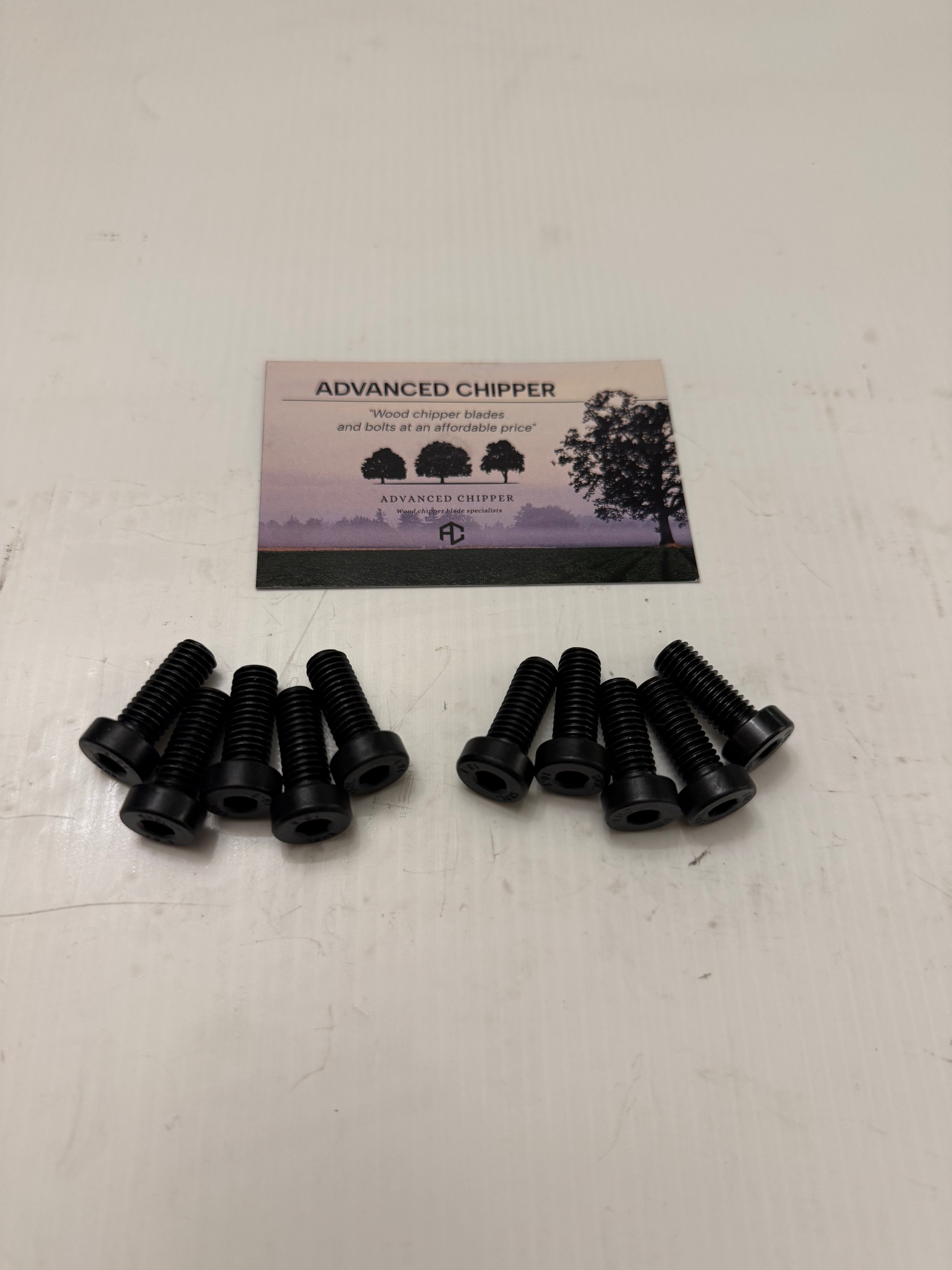 Chipper Bolt Pack to fit Timberwolf 18/100 & 13/75 machines (10 Fitting Bolts)